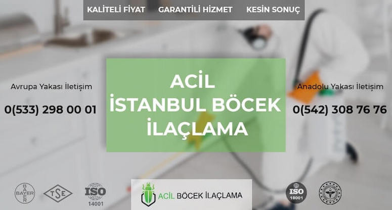 Haşere İlaçlama Fiyatları
